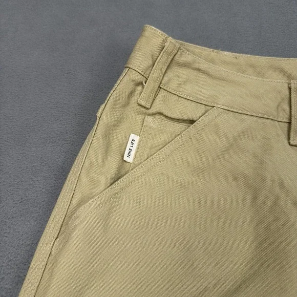 NWT Nike Life Carpenter Parachute Cargo Jeans Pants Men's 34x32 Brown Khaki $140